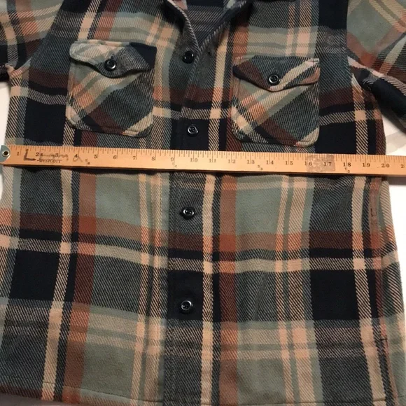 Outerknown Organic Cotton Flannel Button-Up Shirt Jacket - Picture 6 of 7